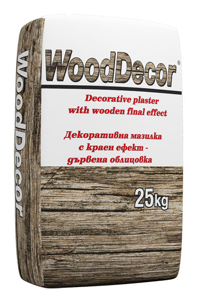 Теразид Wood Dеcor – декоративна мазилка с дървен краен ефект