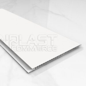 PVC Ламперия Deluxe 200мм Бял мат
