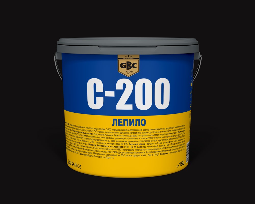 c 200 2024 custom 1 1 - GBC C-200 – Универсално индустриално лепило тип С-200 - Декор Макс