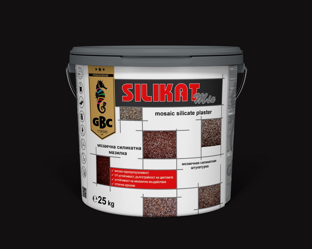 silikat mix 2024 custom - GBC Silikat Mix Силикатна мозаечна мазилка - Декор Макс